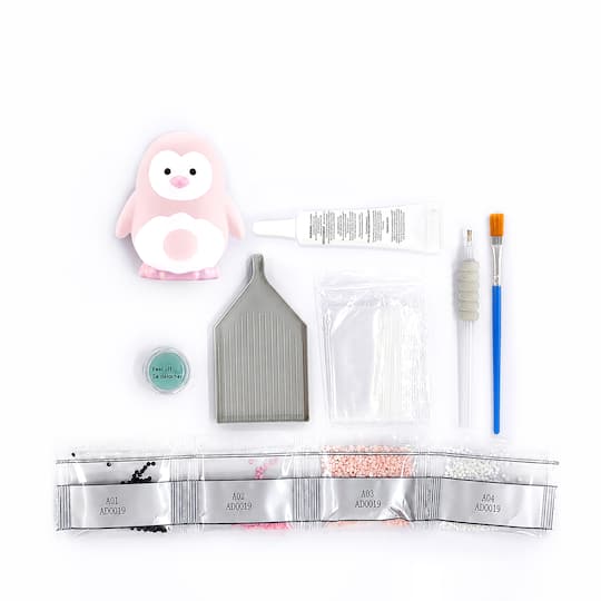 3.25" Penguin Mystery Diamond Art Kit by Make Market®